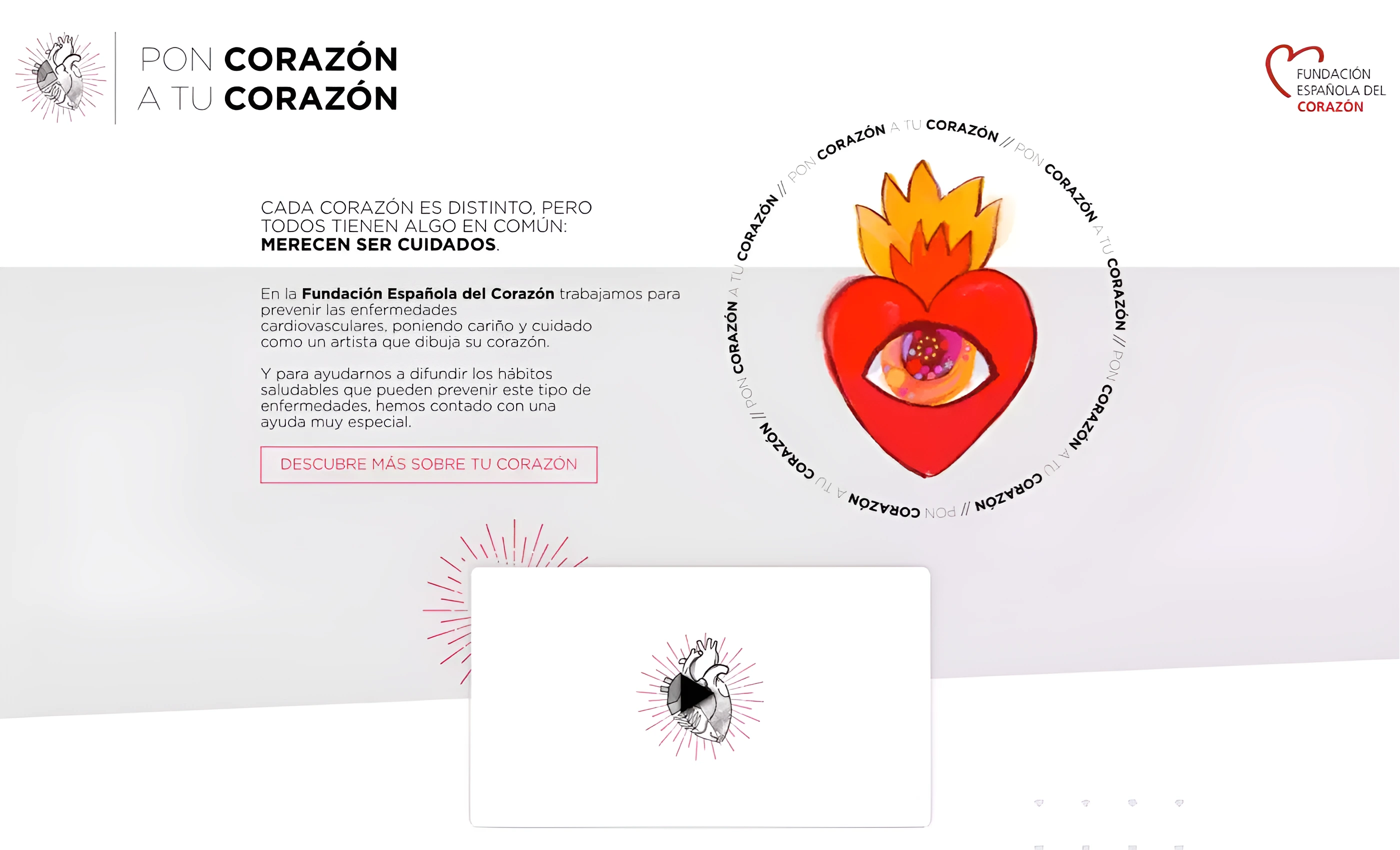 Imagen del proyecto Poncorazon, plataforma de concienciación sobre salud cardiovascular.
